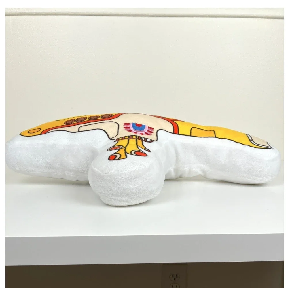 Beatles Yellow Submarine Plush Throw Pillow Decor Collectors